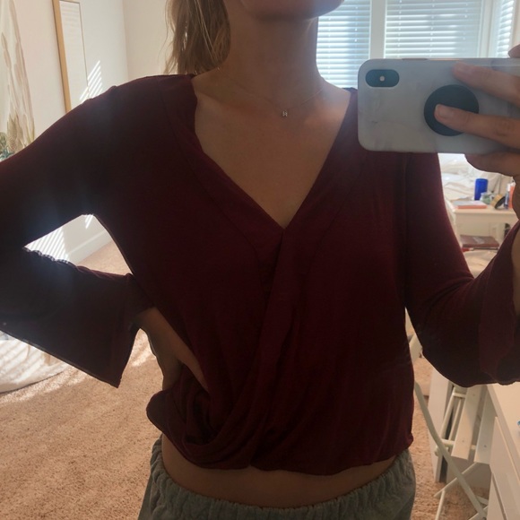 Long sleeve crop top - Picture 3 of 3